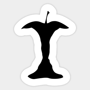 Apple Core - Crapple Sticker